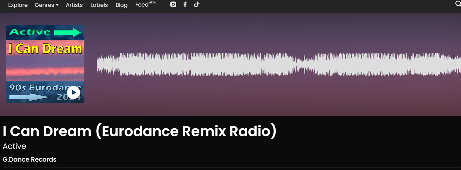 Active I Can Dream Eurodance remix